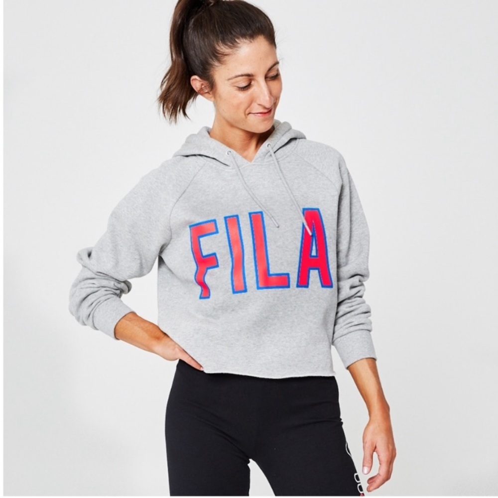 fila x soul cycle crop hoodie